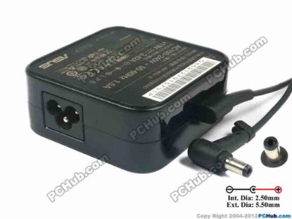 117698 ASUS VivoBook S400CA AC Adapter - NEW Original 19V 3.42A, 5.5/2.5mm, 3-Prong, New ASUS VivoBook S400CA AC Adapter - NEW Original 