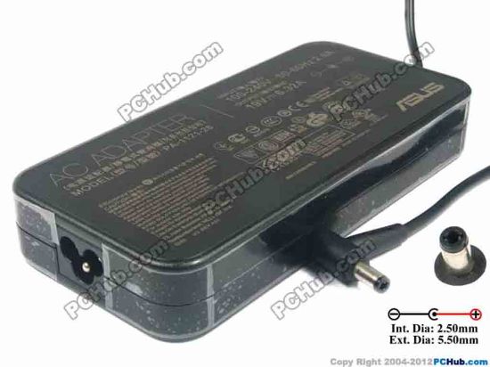 117699 ASUS Zenbook UX31A AC Adapter - NEW Original 19V 6.32A, 5.5/2.5mm, 3-Prong, New ASUS Zenbook UX31A AC Adapter - NEW Original 