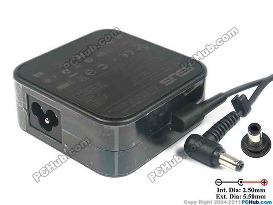 117701 ASUS W7 Series AC Adapter - NEW Original 19V 3.42A, 5.5/2.5mm, 3-Prong, New ASUS W7 Series AC Adapter - NEW Original 