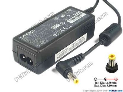 117734 LITE-ON PA-1400-11 AC Adapter - NEW Original 19V 2.1A, 5.5/2.5mm, 2-Prong, New LITE-ON PA-1400-11 AC Adapter - NEW Original 