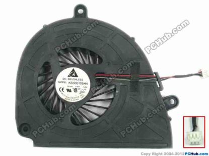118469 Delta Electronics KSB06105HA Cooling Fan  AJ82, 5V 0.40A ,Bare fan Delta Electronics KSB06105HA Cooling Fan  