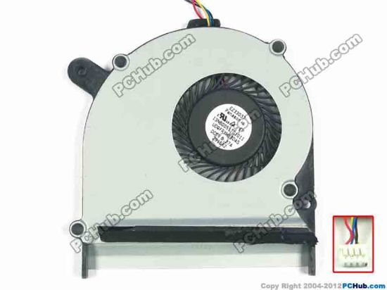 118491 Panasonic UDQFRYH88DAS Cooling Fan  13NB0051T01011, 5V 0.27A, Bare fan Panasonic UDQFRYH88DAS Cooling Fan  