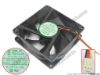 118665 Young Lin DFB802524H Server - Square Fan sq80x80x25, 3-wire, 24V 3.6W Young Lin DFB802524H Server - Square Fan 