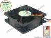 118948 Nidec D08A-12PH Server - Square Fan 02A, sq80x80x25, w220x3x3, 12V 0.09A Nidec D08A-12PH Server - Square Fan S