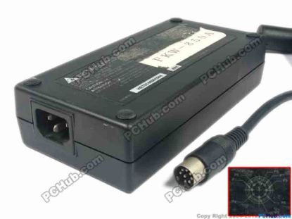 118981 Delta Electronics ADP-100EB AC Adapter 5V-12V 12V 8.33A, 8P P1,2,3,8=12V+, C14 Delta Electronics ADP-100EB AC Adapter 5V-12V
