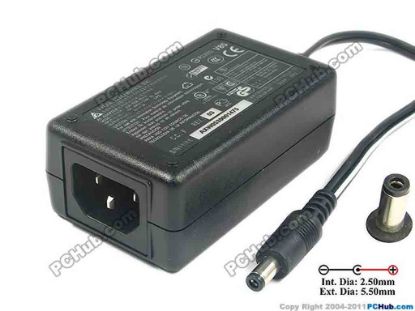119002 Delta Electronics ADP-10SB AC Adapter 5V-12V 5V 2A, 5.5/2.5mm, C14, New Delta Electronics ADP-10SB AC Adapter 5V-12V 