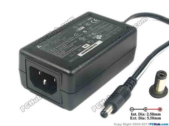 119002 Delta Electronics ADP-10SB AC Adapter 5V-12V 5V 2A, 5.5/2.5mm, C14, New Delta Electronics ADP-10SB AC Adapter 5V-12V 