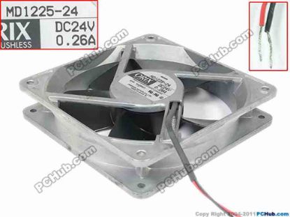 119207 ORIX MD1225-24 Server - Square Fan sq120x120x25, 24V 0.26A ORIX MD1225-24 Server - Square Fan 