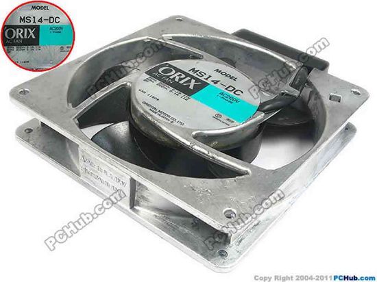 119232 ORIX MS14-DC Server - Square Fan sq140x140x28, 200V 0.1A ORIX MS14-DC Server - Square Fan 