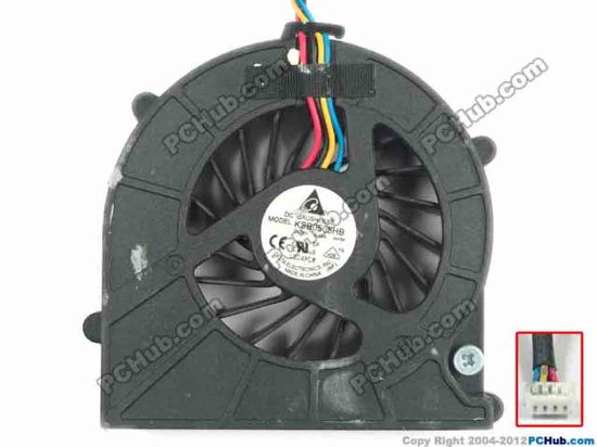 119460 Delta Electronics KSB0505HB Cooling Fan  -AH94, DC5V 0.4A, Bare fan Delta Electronics KSB0505HB Cooling Fan  
