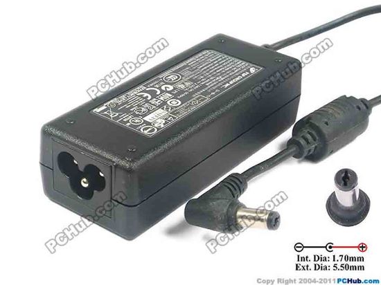 119540 FSP Group Inc FSP040-RAB AC Adapter 13V-19V 19V 2.1A, Barrel 5.5/1.7mm, 3-Prong FSP Group Inc FSP040-RAB AC Adapter 13V-19V 