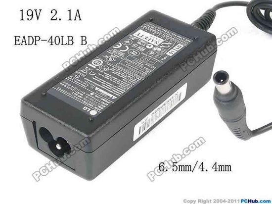 119586 LG EADP-40LB AC Adapter - NEW Original 19V 2.1A, Tip With Pin, 3-Prong, New LG EADP-40LB AC Adapter - NEW Original 