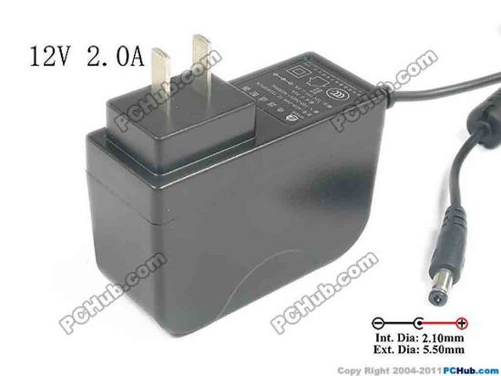 119598 Other Brands Honor AC Adapter - NEW Original 12V 2A, 5.5/2.1mm, US 2-Pin Plug, New Other Brands Honor AC Adapter - NEW Original 