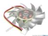 119989 Everflow T126010DH Server - Frameless / GPU Fan 55mm dia. Hole=40x40x40mm, w70x3x3, 12V 0.25A Everflow T126010DH Server - Frameless / GPU Fan 