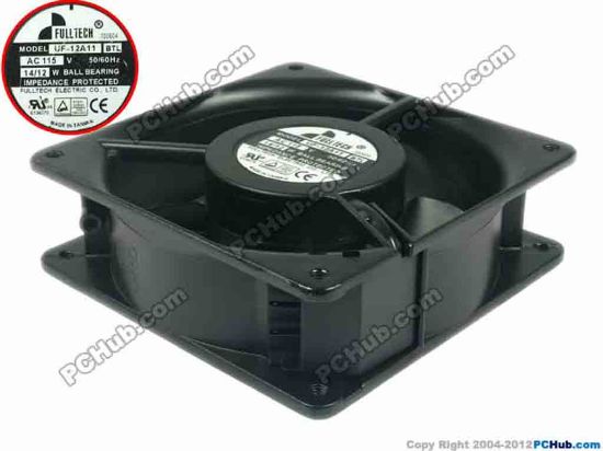 119996 FULLTECH UF-12A11 Server - Square Fan BTH, sq120x120x38, 2pin, 115V 14W FULLTECH UF-12A11 Server - Square Fan 