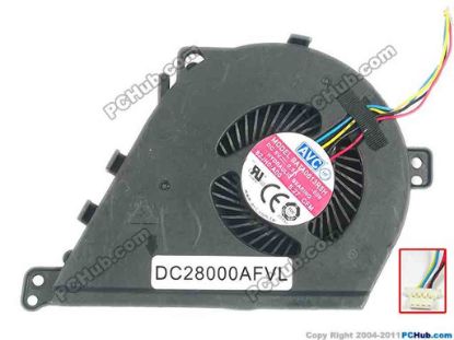 120036 AVC BATA0613R5H Cooling Fan  006, 5V 0.3A, Bare fan AVC BATA0613R5H Cooling Fan  