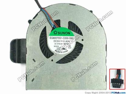 120049 SUNON EG60070S1-C000-S9C  Cooling Fan  5V 0.40A, Bare fan SUNON EG60070S1-C000-S9C  Cooling Fan  