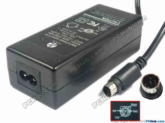 120092 Other Brands Honor AC Adapter 5V-12V 12V 2A, 5V 2A, 5P, P3=12V, P4&5=5V, 2-Prong, New Other Brands Honor AC Adapter 5V-12V