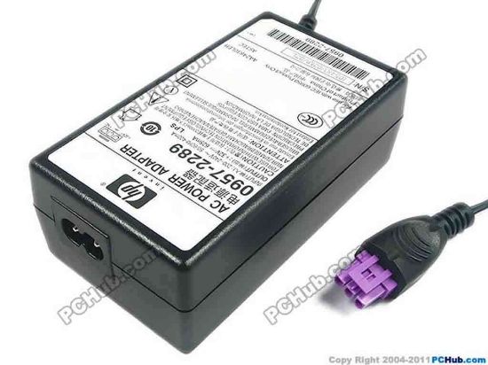 120220 HP Common Item (HP) AC Adapter 20V & Above 32V 0.625A, Rectangular Tip, 2-Prong, New HP Common Item (HP) AC Adapter 20V & Above 