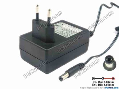 120238 APD / Asian Power Devices WA-18G12G AC Adapter 5V-12V 12V 1.5A 5.5/2.1MM, EU, 2-Pin APD / Asian Power Devices WA-18G12G AC Adapter 5V-12V