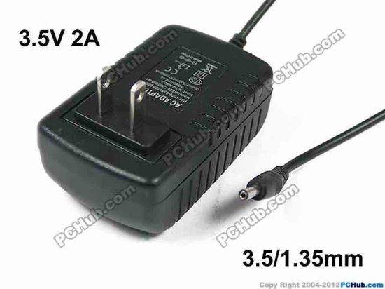 120329 PCH OEM Power Camera- AC Adapter 3.5V 2A, 3.5/1.35mm, US 2-Pin, New PCH OEM Power Camera- AC Adapter 
