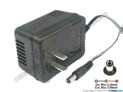 120368 UPH Other Brand AC Adapter 5V-12V 9V 0.25A, 5.5/2.1mm, US 2-Pin, New, 28 UPH Other Brand AC Adapter 5V-12V 