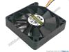120461 AVC F7015B12H Server - Square Fan sq70x70x15, w70x3x4, 12V 0.3A AVC F7015B12H Server - Square Fan 