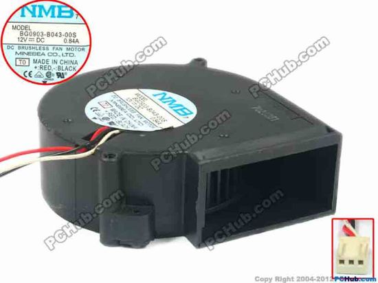 120640 NMB-MAT / Minebea BG0903-B043-00S Server - Blower Fan T1, bw90x90x33, w40x3x3, 12V 0.84A NMB-MAT / Minebea BG0903-B043-00S Server - Blower Fan 