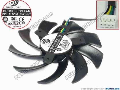 121188 Power Logic PLD09210S12HH Server - Frameless / GPU Fan 12V 0.40A Power Logic PLD09210S12HH Server - Frameless / GPU Fan 