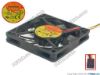 121381 Everflow R127010DU Server - Square Fan sq70x70x10, 3-wire, 12V 0.45A Everflow R127010DU Server - Square Fan 