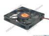 121381 Everflow R127010DU Server - Square Fan sq70x70x10, 3-wire, 12V 0.45A Everflow R127010DU Server - Square Fan 