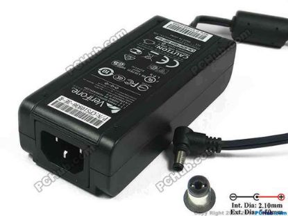 121795 VeriFone CPS10936-3F-R AC Adapter 5V-12V 9V 4A, 5.5/2.5mm, C14 , New VeriFone CPS10936-3F-R AC Adapter 5V-12V