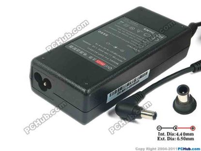 121909 Godmobi For/VGP-AC19V12 AC Adapter- Laptop 19.5V 4.7A, 6.0/4.3mm With Pin, 3-Prong, New Godmobi For/VGP-AC19V12 AC Adapter- Laptop 