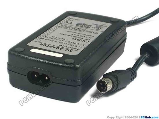 121962 PCH OEM Power AC Adapter 5V-12V 12V 1A, 5V 3A, 4-Pin Din, 2-Prong, New PCH OEM Power AC Adapter 5V-12V 