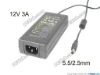 121966 PCH OEM Power AC Adapter 5V-12V 12V 3A, 5.5/2.5mm, C14, New PCH OEM Power AC Adapter 5V-12V 