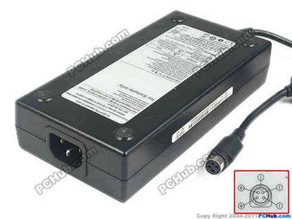 121970 PCH OEM Power AC Adapter- Laptop 19V 10.5A, 4-Pin Din, IEC C14, New PCH OEM Power AC Adapter- Laptop 