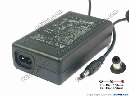 123009 Delta Electronics ADP-50ZB AC Adapter 20V & Above 24V 2.5A, 5.5/2.5mm, 2-Prong, New Delta Electronics ADP-50ZB AC Adapter 20V & Above 