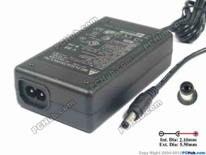 123010 Delta Electronics ADP-50ZB AC Adapter 20V & Above 24V 2.5A, 5.5/2.1mm, 2-Prong, New Delta Electronics ADP-50ZB AC Adapter 20V & Above 