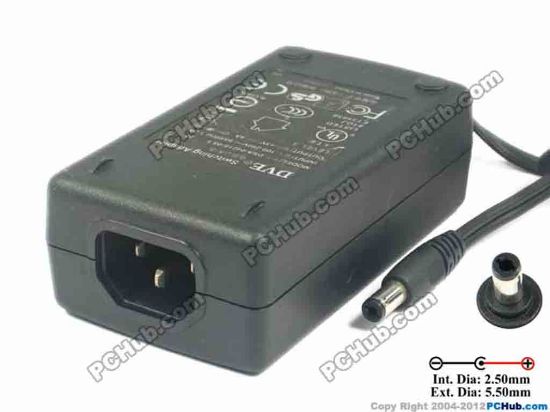123094 DVE DSA-0421S-05 AC Adapter 5V-12V 5V 4A, 5.5/2.1mm, C14 DVE DSA-0421S-05 AC Adapter 5V-12V 