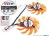 123550 Firstd FD7010H12D Server - Frameless / GPU Fan 12V 0.35A, W100x7x4, D75x10, 2 Fan, Orange Firstd FD7010H12D Server - Frameless / GPU Fan 