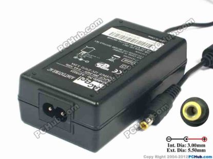 124171 Acbel Polytech AD7025 AC Adapter 5V-12V 12V 3.33A, 5.5/3.0mm With Pin, 2-Prong, New Acbel Polytech AD7025 AC Adapter 5V-12V 