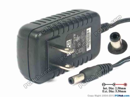 124432 PCH OEM Power AC Adapter 5V-12V 5V 2A, 5.5/2.5mm, US 2-Pin Plug, New PCH OEM Power AC Adapter 5V-12V 