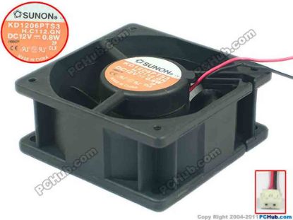 124486 SUNON KD1206PTS3 Server - Square Fan H.C112.GN, sq60x60x25, w260x2x2, 12V 0.8W SUNON KD1206PTS3 Server - Square Fan <p style="margin: 0px; text-align: center;"><br/></p>
