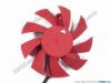 124895 NTK FD8015U12S Server - Frameless / GPU Fan 12V 0.50A, W80x4x4, Red NTK FD8015U12S Server - Frameless / GPU Fan