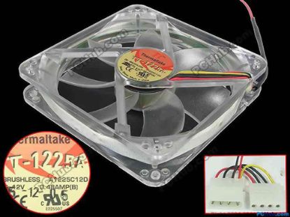 125212 Other Brands Thermaltake Server - Square Fan A1225C12D, sq120x120x25, w75x2x4, 12V 0.48A Other Brands Thermaltake Server - Square Fan 