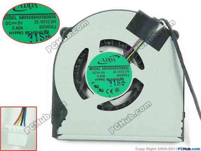 127423 ADDA AB05505HX060B00 Cooling Fan  AB05505HX060B00, (0Z40L), 23.10733.011 ADDA AB05505HX060B00 Cooling Fan  