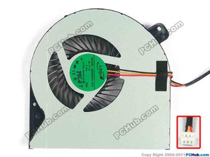 127553 ADDA AB0805HX-GK3 Cooling Fan  (K55), w25x3x3, 5V 0.45A, Bare fan ADDA AB0805HX-GK3 Cooling Fan  