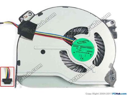 127555 ADDA AB09005HX060B00 Cooling Fan  0CWU62, DC5V 0.50A, Bare fan ADDA AB09005HX060B00 Cooling Fan  