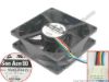 127829 Sanyo Denki 9S0812P4F051  Server - Square Fan sq80x80x25, 4-wire, 12v0.13A Sanyo Denki 9S0812P4F051  Server - Square Fan 