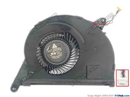 128241 Delta Electronics KDB05105HB Cooling Fan  -BF68, w20x4x4, 5V 0.40A, Bare fan Delta Electronics KDB05105HB Cooling Fan  